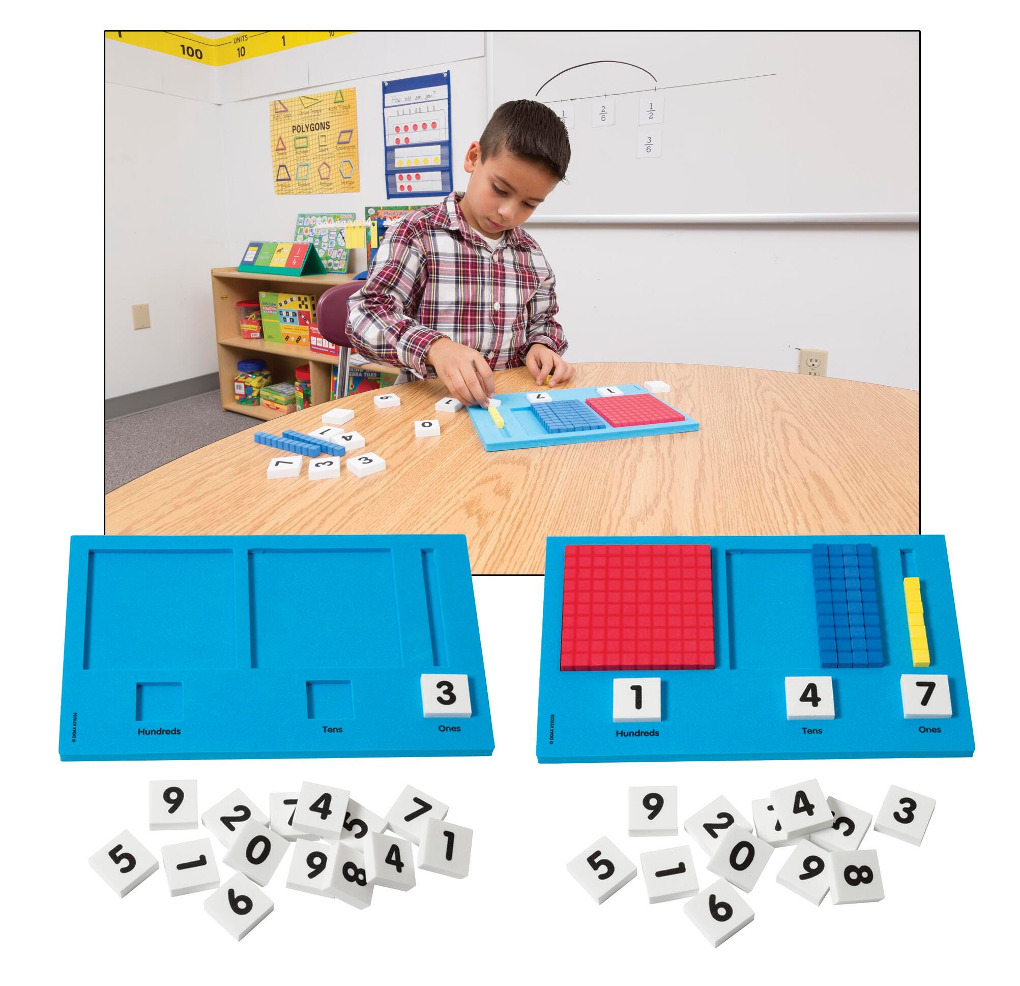 Base 10 Blocks, Place Value, Base 10, Base 10 Math Supplies, Item Number 1502088